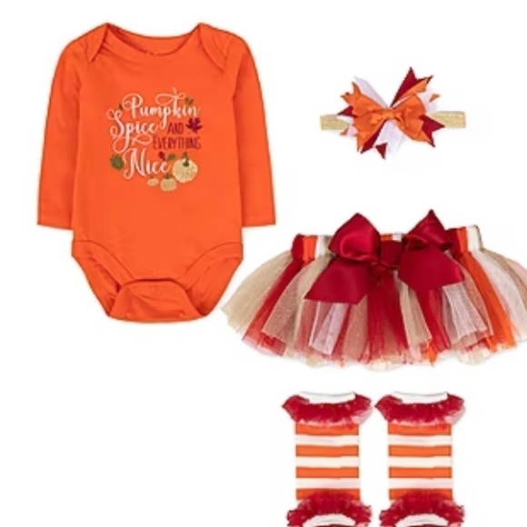 🎃NWT SWEET THANKSGIVING OUTFIT - Picture 7 of 8